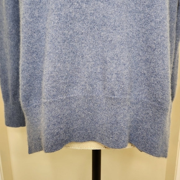 Biline Blue Cashmere Sweater - Picture 6 of 10